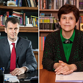 Михаил Прохоров и Ирина Прохорова